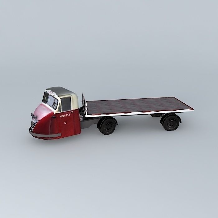 Eco BR Rail Scammell SCARAB No 1 Dummy! Old Steam Days Free 3D model_2