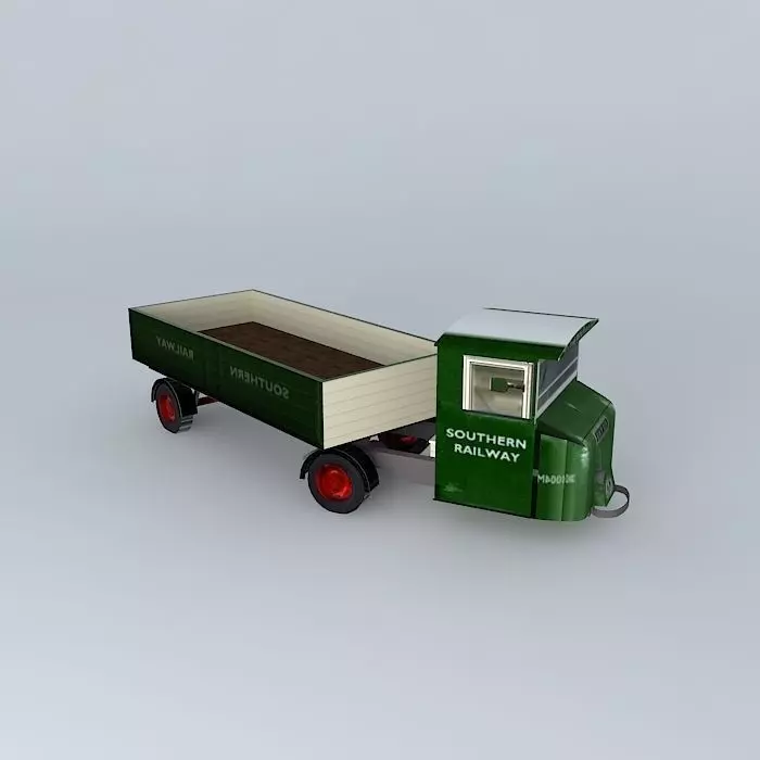 Eco Rail Scammell No 4 Dummy! Old Steam Days Free 3D model