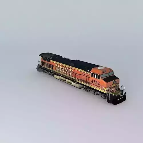 Eco Rail Dash 9 Dummy! Weathered Free 3D model
