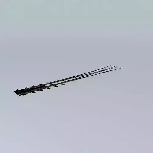 Eco Rail N/Gauge Long Left Point Old Steam Days