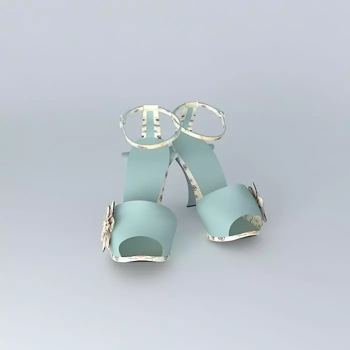 FENDI Sandal No. 2 in 5 colours Free 3D model