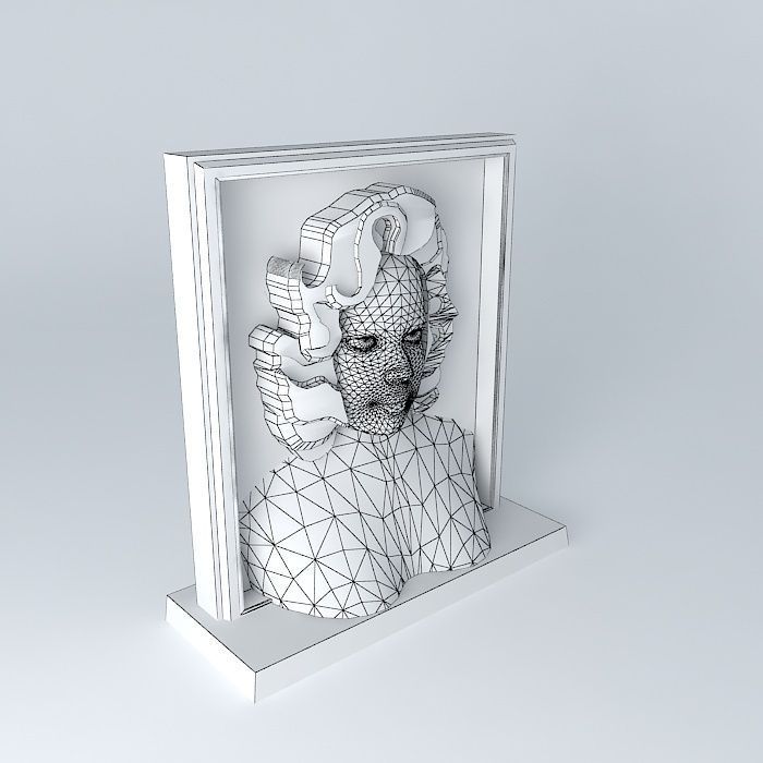 ELIZABETH 3D Sculpture Free 3D model_3