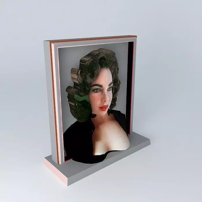 ELIZABETH 3D Sculpture Free 3D model_0