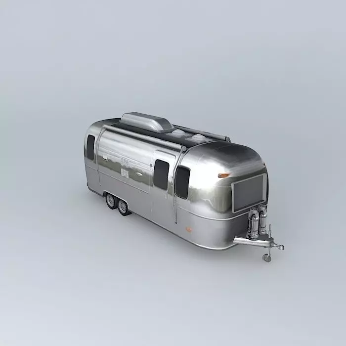 Airstream Caravan Dummy Free 3D model