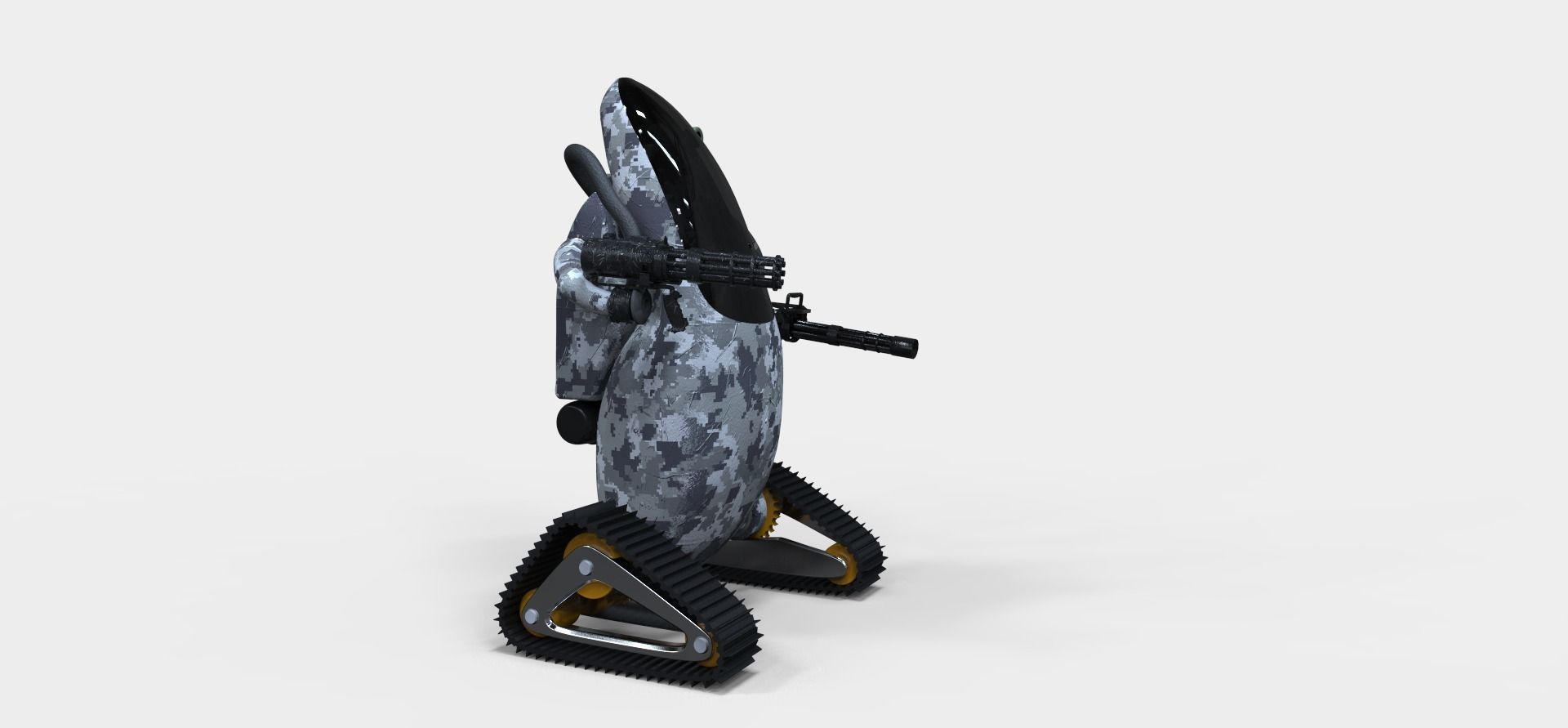 The Post-apocalyptic Sentry 3D model_5