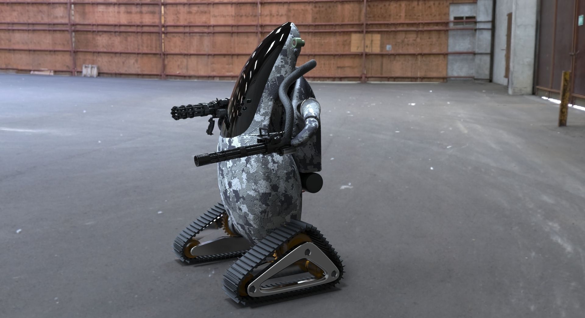 The Post-apocalyptic Sentry 3D model_9