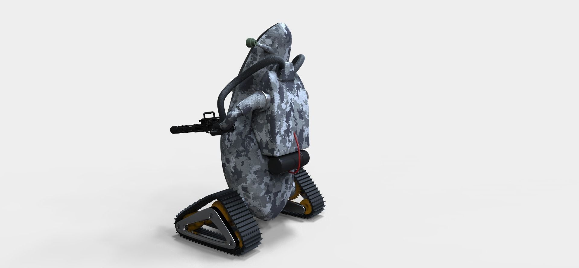 The Post-apocalyptic Sentry 3D model_3