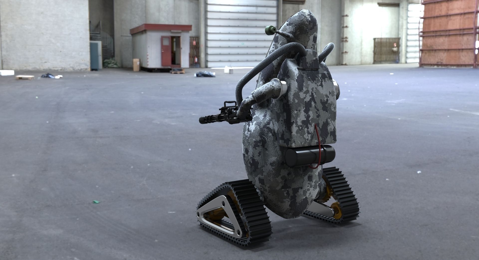 The Post-apocalyptic Sentry 3D model_8