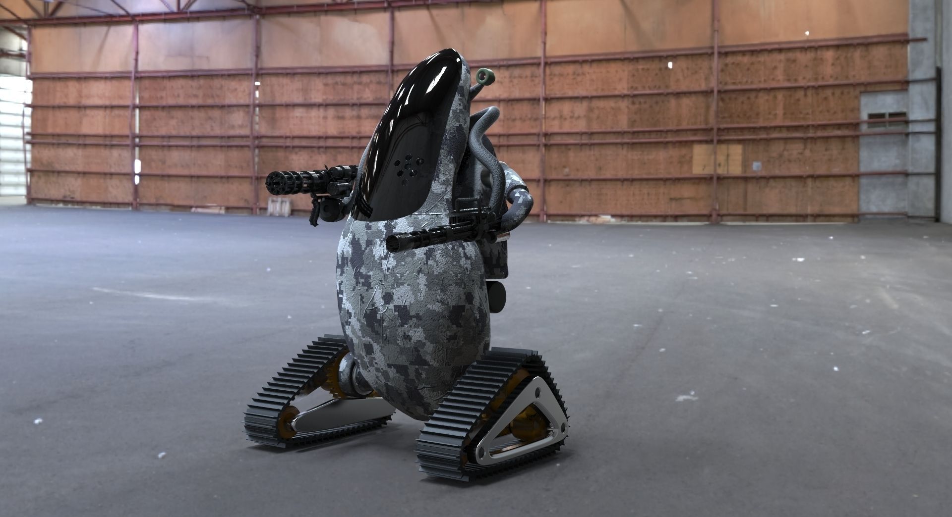 The Post-apocalyptic Sentry 3D model_7