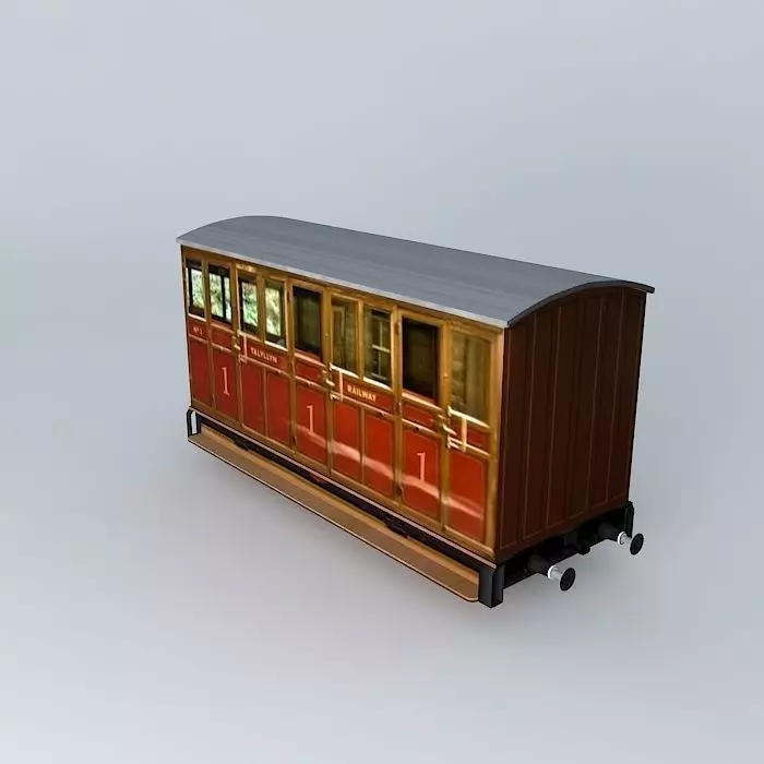 Eco Rail N/Gauge TALYLLYN 1st Sidings Junk Old Steam Days Free 3D model