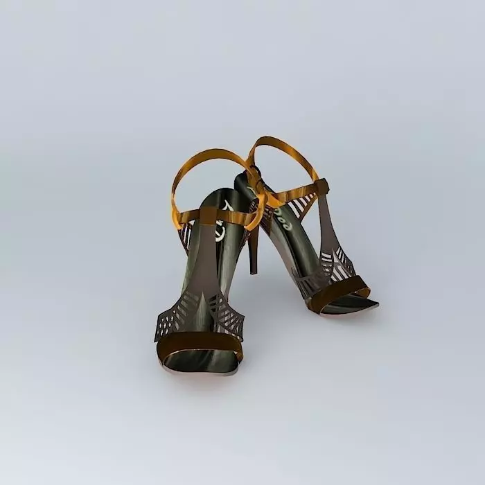 GUCCI Bronze Style Sandals in 5 Colours Free 3D model