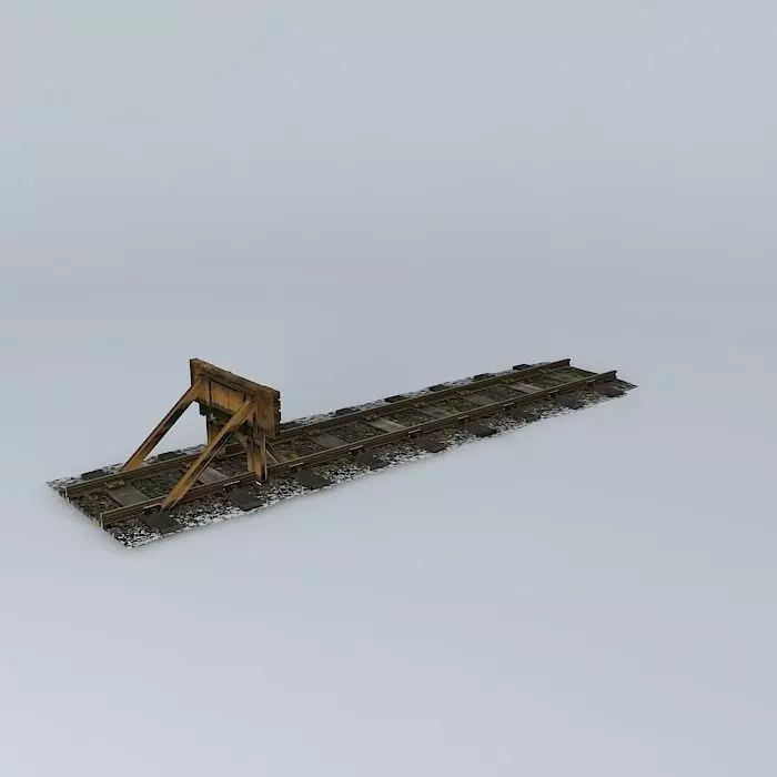 Eco Rail N/Gauge Buffers Old Steam Days Free 3D model