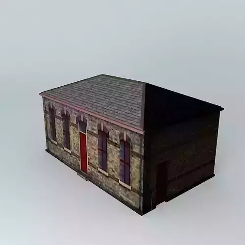 Eco Rail Platform Building Dummy! Old Steam Days