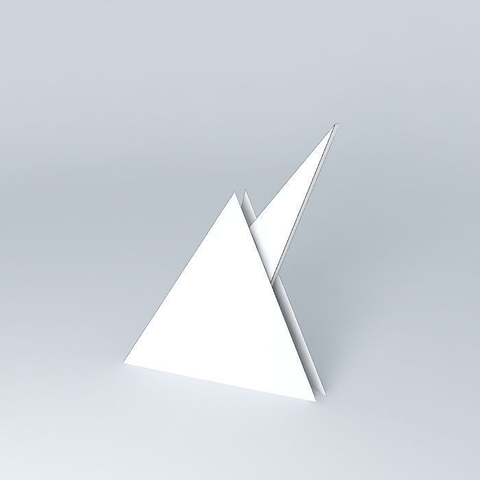 Sundial triangular pyramid Free 3D model_4