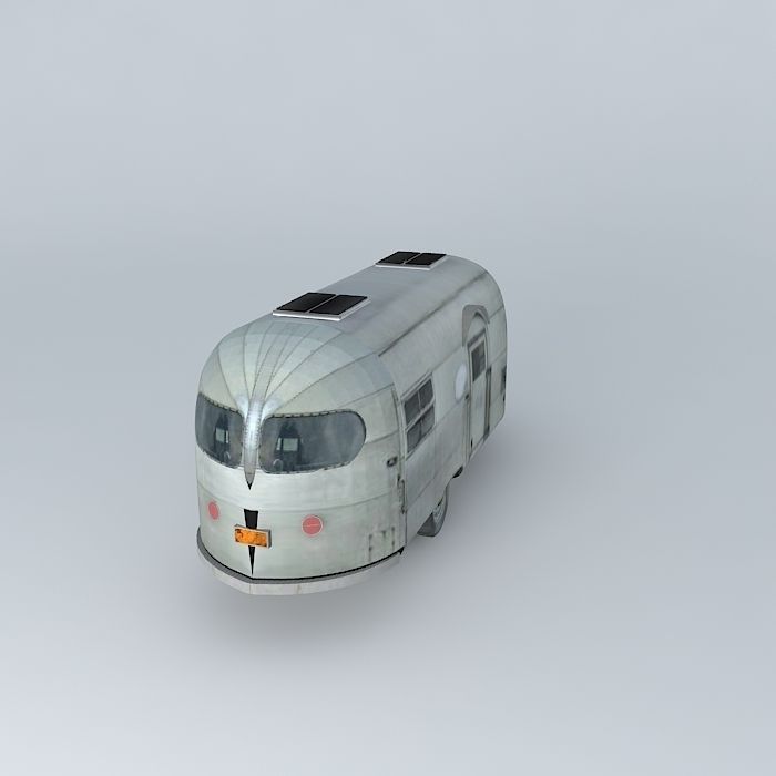 Airstream 50s Silver Streak Dummy Free 3D model_1
