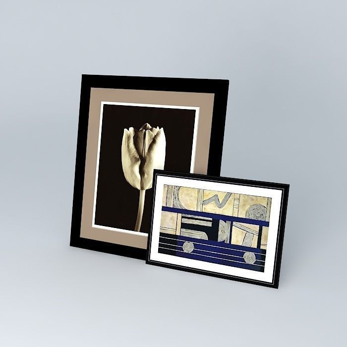 painting rectangle Free 3D model_1