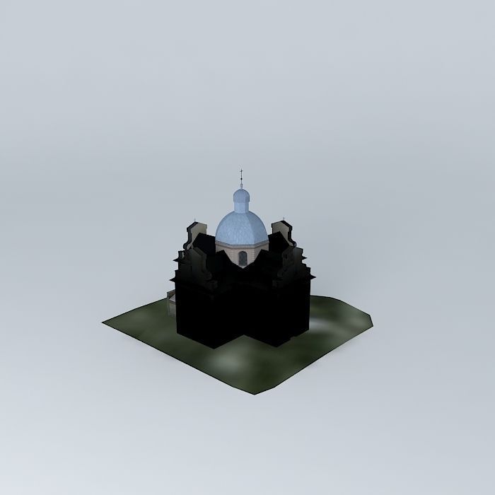 Church of the Holy Cross Free 3D model_1