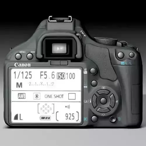 Canon 450D 3D model