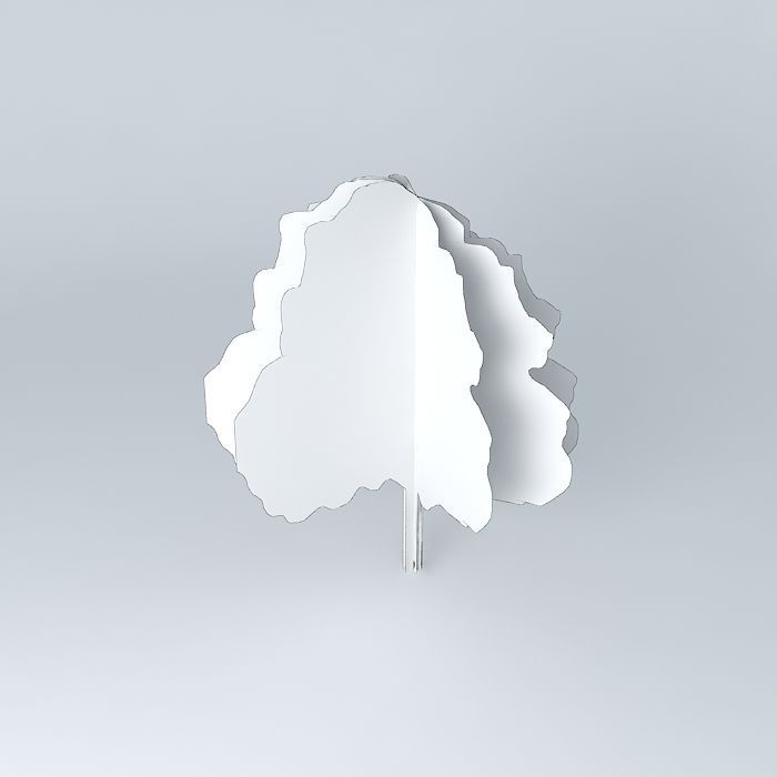 Acer platanoides Maple Common Free 3D model_3