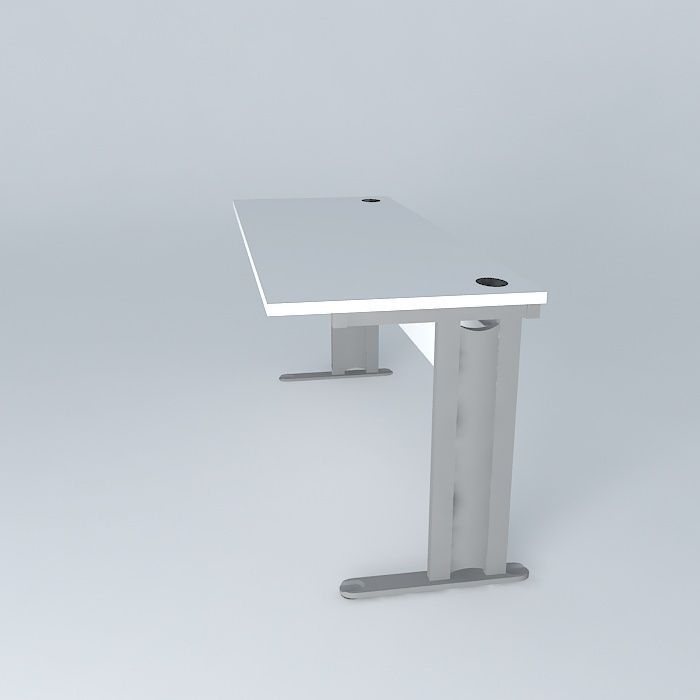 Office table free 3D model CGTrader
