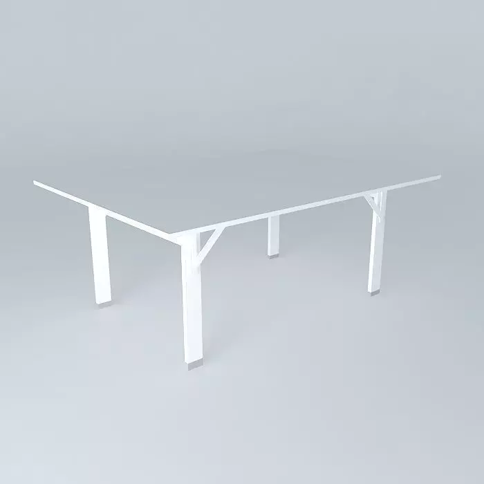 Folding table Free 3D model