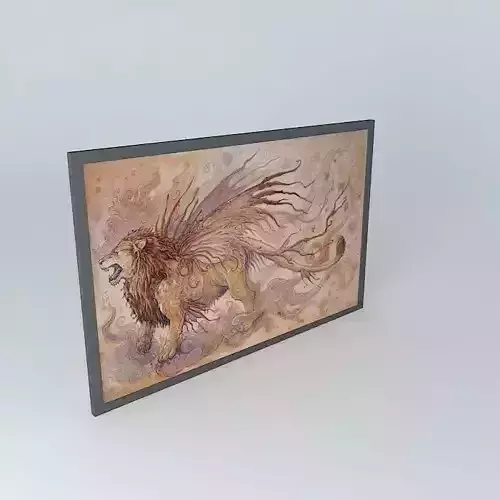 Table Winged Lion