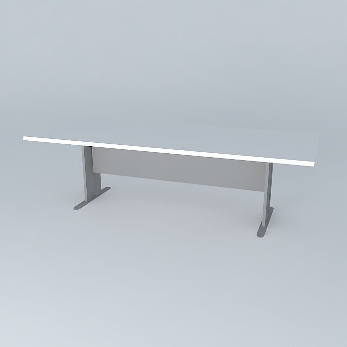 Table Meeting Free 3D model_1