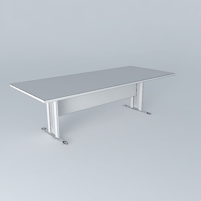 Table Meeting Free 3D model_4