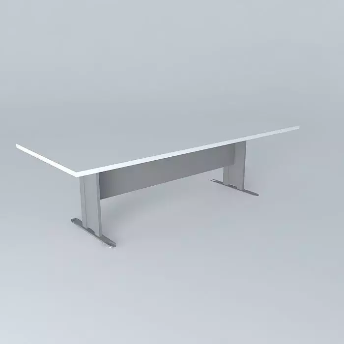 Table Meeting Free 3D model_0
