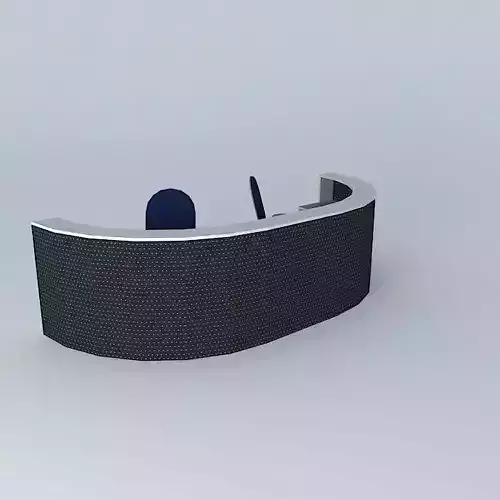 Curved counter 180  Elongated for 2 seats
