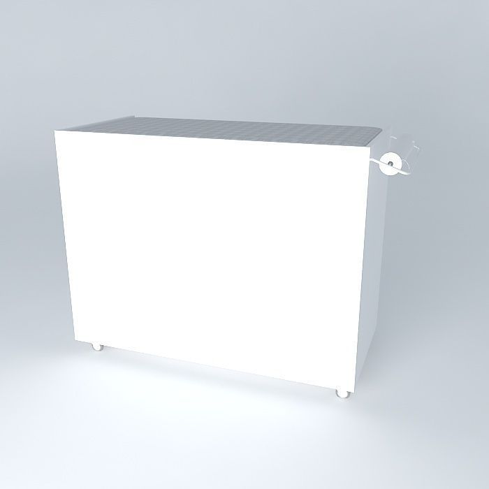 NURSERY BABY EXCHANGER WITH DOOR PAPER Free 3D model_1