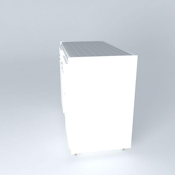 NURSERY BABY EXCHANGER WITH DOOR PAPER Free 3D model_2