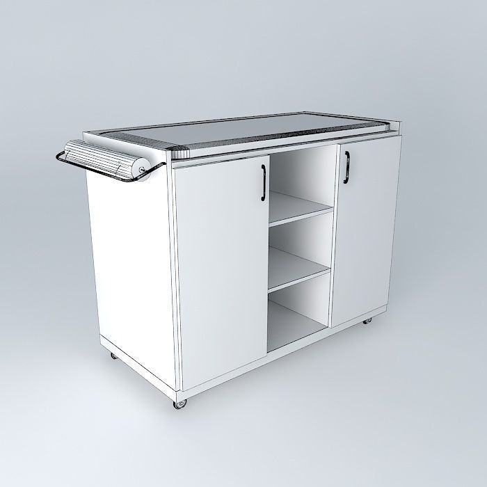 NURSERY BABY EXCHANGER WITH DOOR PAPER Free 3D model_3