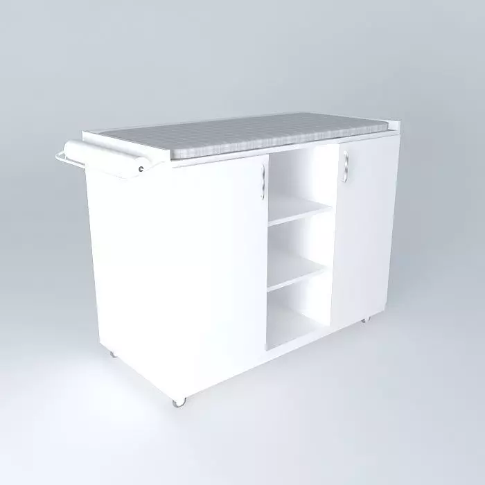 NURSERY BABY EXCHANGER WITH DOOR PAPER Free 3D model_0