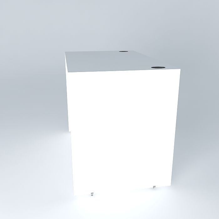 Table Leg Panel Free 3D model_2