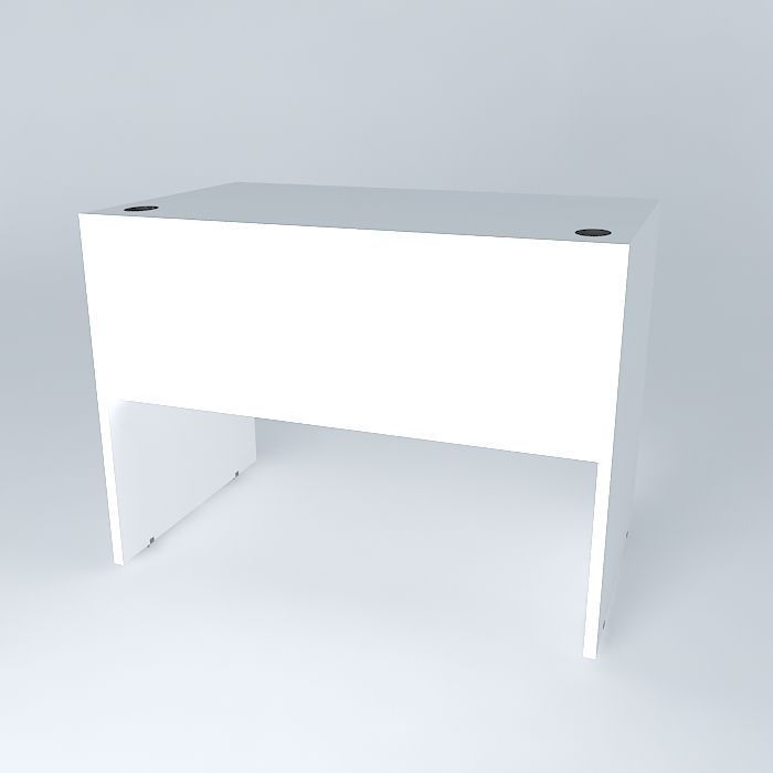 Table Leg Panel Free 3D model_1