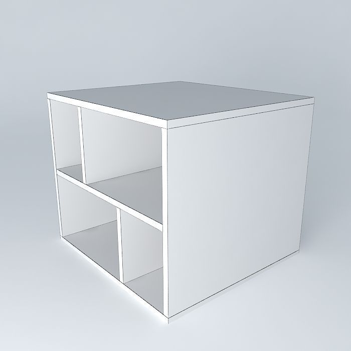 Design of a book shelf 3D model_3