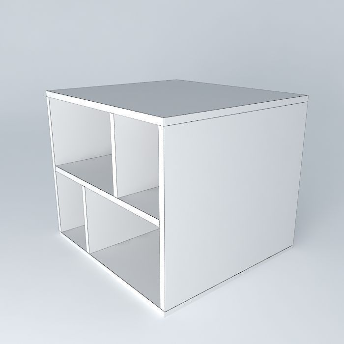 Design of a book shelf 3D model_4