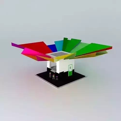 small driveway cafe 3D model