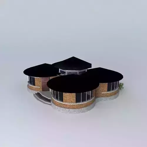 costal resort 3D model