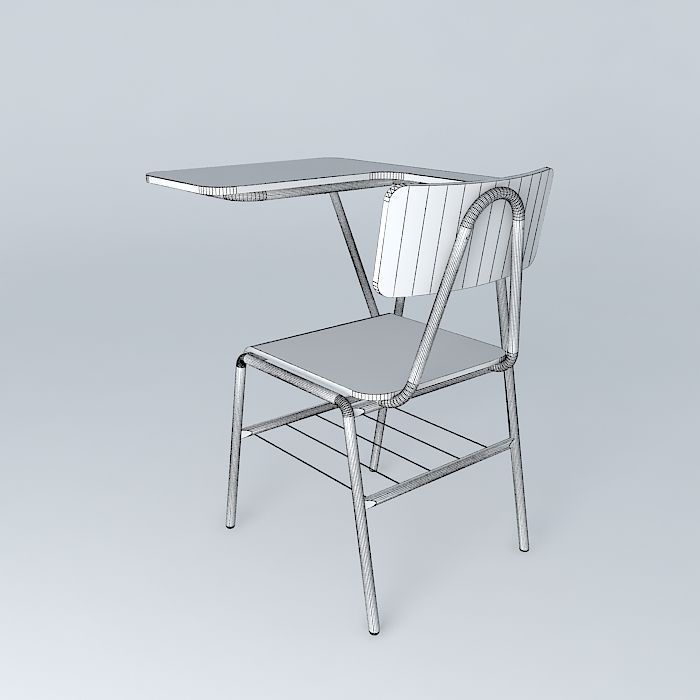 University portfolio Free 3D model_4