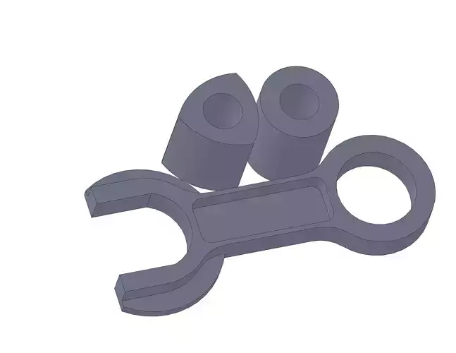 Out of Roundness Example - Three Lobe Set 3D print model