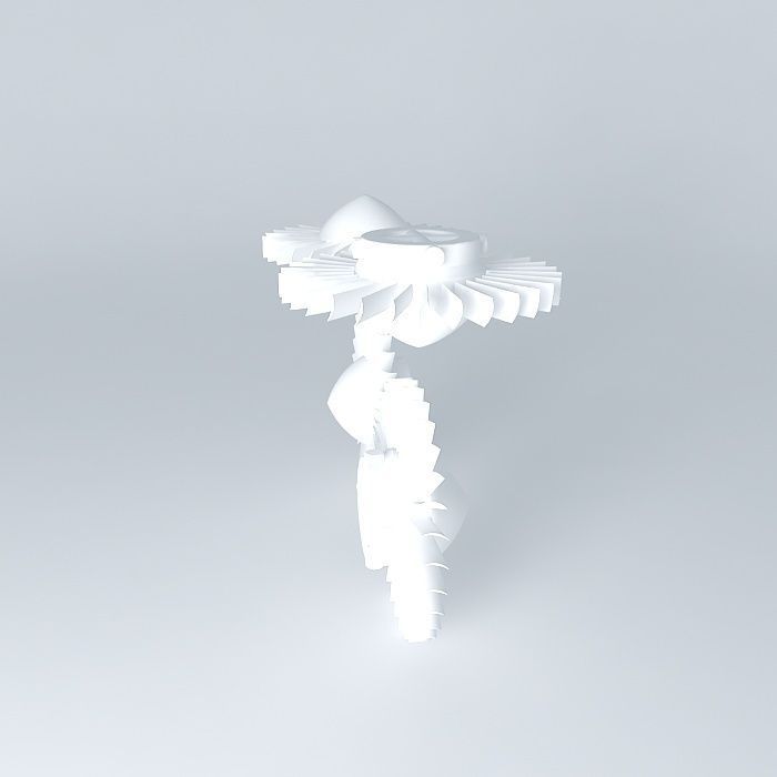 model flower Free 3D model_2