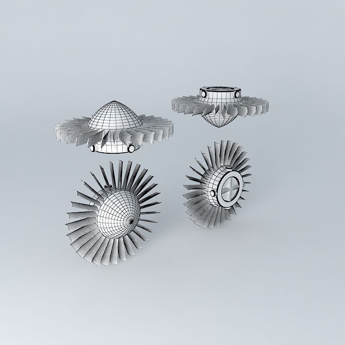 model flower Free 3D model_3