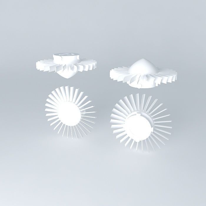 model flower Free 3D model_1