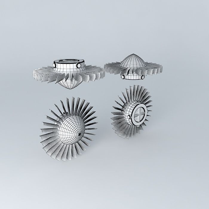 model flower Free 3D model_4