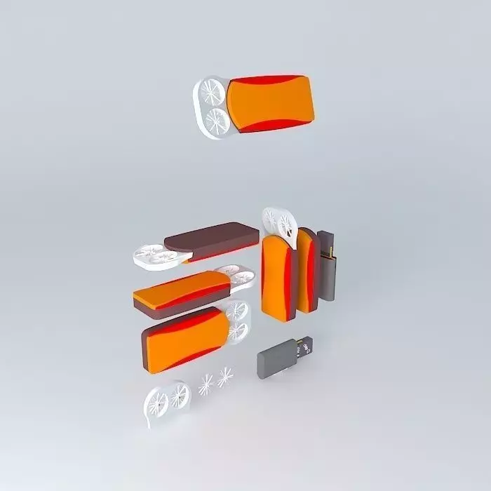 Gillette Fusion Power drying system by Joram Usmany Free 3D model
