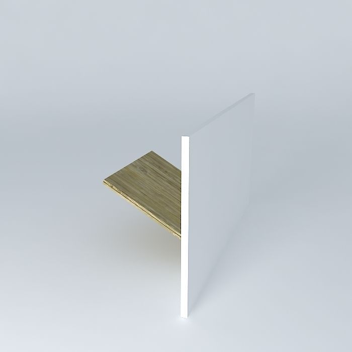 wall table Free 3D model_1