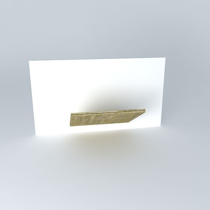 wall table Free 3D model_2