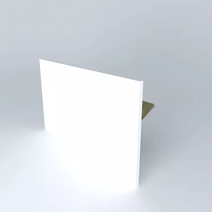 wall table Free 3D model_0